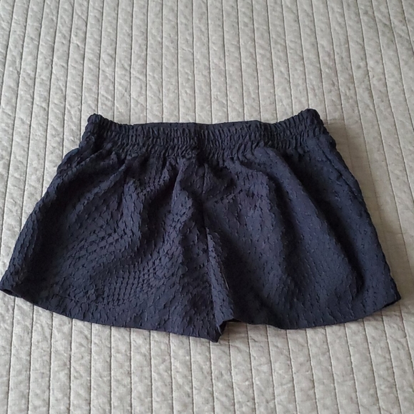 Moonlight Navy Blue Textured Sailor Shorts S/M - Picture 4 of 8